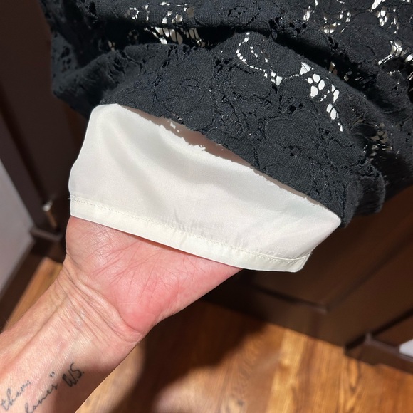 Pure Alfred Sung Black Lace Midi Dress. - Picture 4 of 5